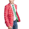 thumbnail image 3 of Not So Suit Suit Men's Christmas Holiday Blazer and Tie, 3 of 4