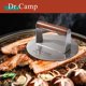 thumbnail image 2 of Prensa para Hamburguesas Dr.Camp 18 cm Acero Inoxidable con Mango de Madera, 2 of 7