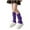 Purple, variant on Cethrio Girls Knee-High Socks, Princesses Stretch Knitted Thermal Winter Socks Purple Size 5-16T
