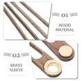 thumbnail image 2 of Miangastore 5 Sets Long Shaft Clock Movement Hands Wall Clock Movement Parts Wooden Clock Hands Kit Wall Clock Replacement Parts Clock Hands Repair Kit for Clock DIY Projects, 2 of 8