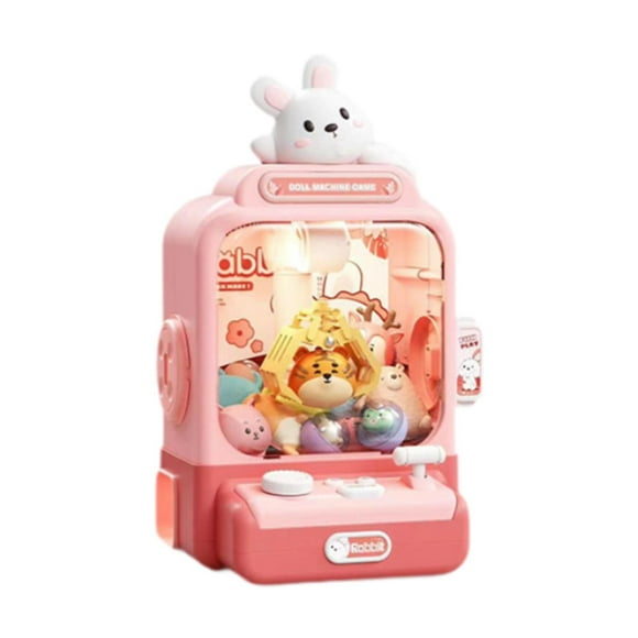 MERIGLARE Electronic Claw Game Machine Candy Vending Toy for 3 4 5 6 7 8 Year Old Kids Pink