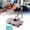 Pink, variant on Automatic Rebound Ab Roller With Phone Holder & 4 Wheel Core Strength Training Equipment For Home Fitness(Black-36Cm)
