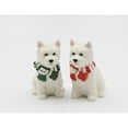 thumbnail image 3 of Ceramic Westie Dog Salt and Pepper Shaker Set Christmas Kitchen Gift, 3 of 5