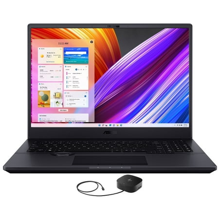 ASUS ProArt Studiobook H7600ZX Home/Business Laptop (Intel i7-12700H 14-Core, 16.0in 60Hz 4K (3840x2400), GeForce RTX 3080 Ti, Win 11 Home) with G2 Universal Dock
