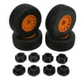 thumbnail image 1 of Pneus de Camion de Course Courte Rc Pneus de Camion de Course Courte Rc Fort Amorti Roue de Camion de Course Courte 1/10 Rc avec Adaptateur Hexagonal pour ARRMA Orange, 1 of 8