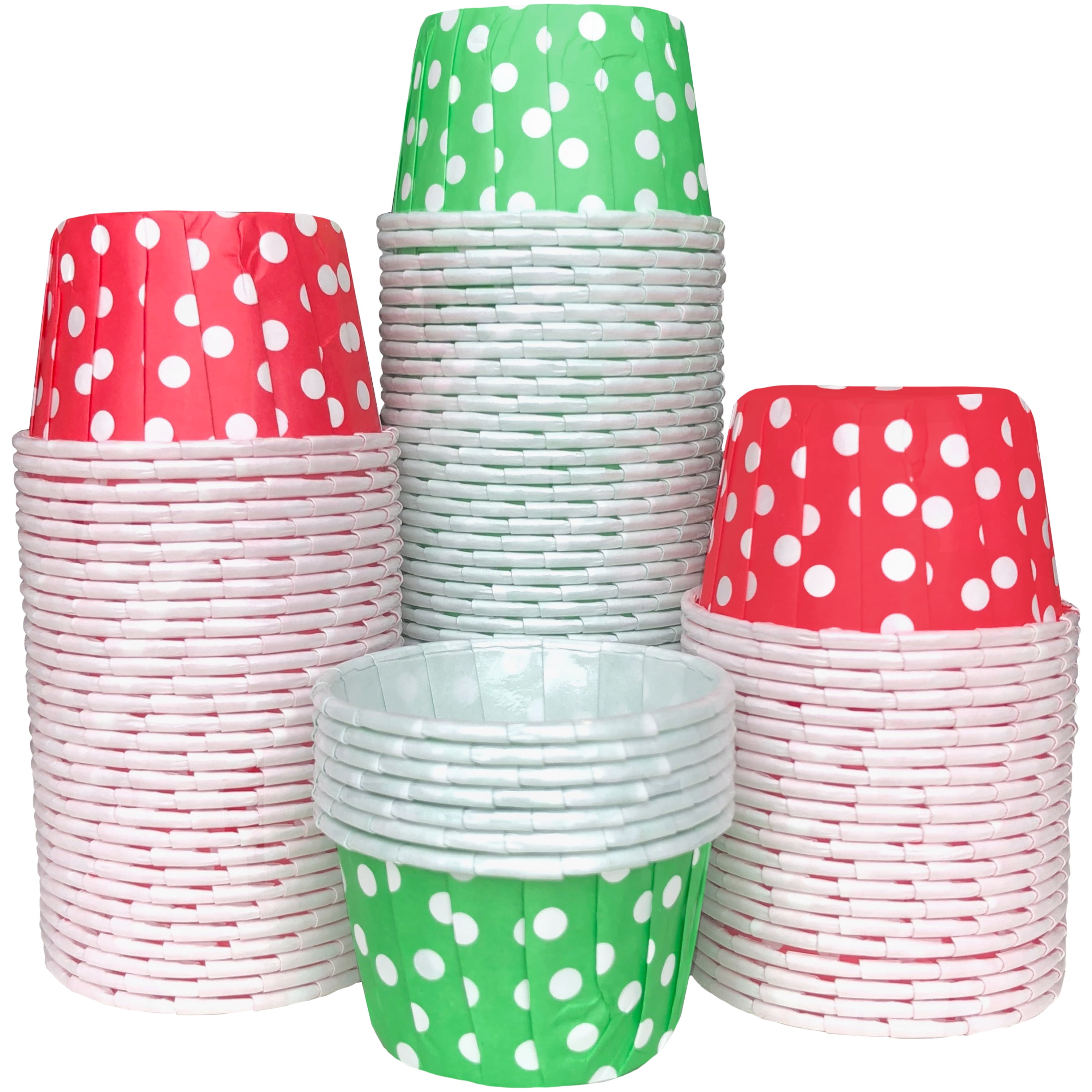  Christmas Candy Cups, Red Green and Holly Qty 600