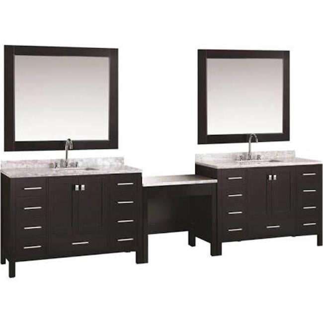 London Single Sink Vanity Set, Design Element Vanity Canada