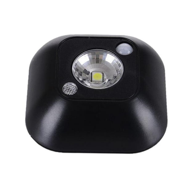 Luz nocturna LED multifuncional con sensor de movimiento, para pasillo, armario, Negro