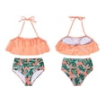 thumbnail image 3 of Jurebecia Baby Girls Bikini Swimsuit Set Family Matching Mother Girl Swimwear Baithing Suit, 3 of 8