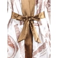 thumbnail image 6 of Dewadbow Women Satin Silk Robes Trendy Long Sleeve Silky Bathrobe Sleepwear, 6 of 6