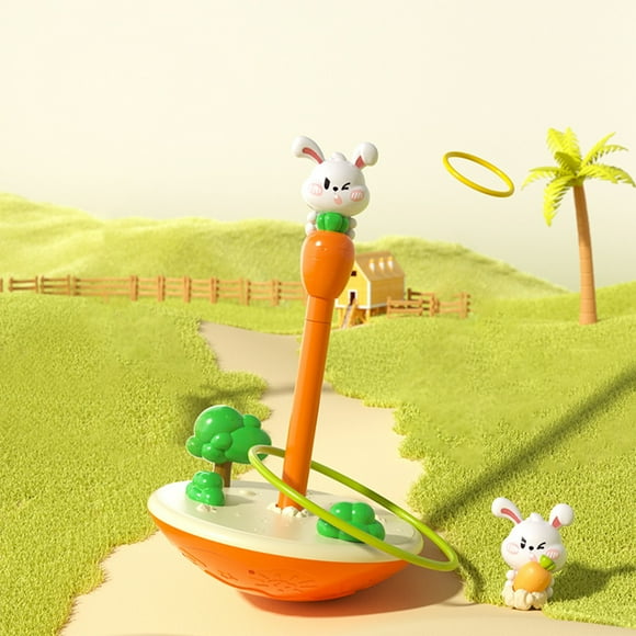 QIPOPIQ Clearance Education Toys For Colorful Circle Kids, Rabbit Early Education Puzzle Game, Parent Child Throwing Birthday Gift Interactive Toy, Gifts For Toddler Toys, Early Learning Toys