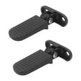 thumbnail image 5 of Dualoai 2Pcs Folding Foot Pedals Sturdy Supplies Easy Install Rear Seat Footrest, 5 of 9