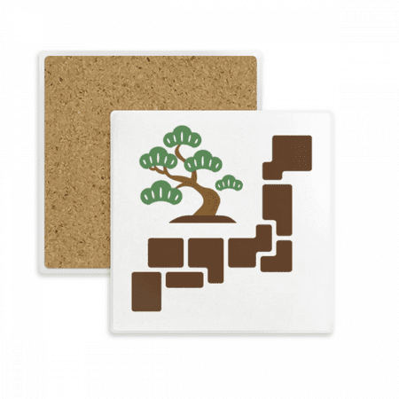 

Tokyo Grows Green Japan Coaster Cup Mat Mug Subplate Holder Insulation Stone