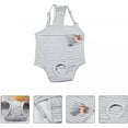 thumbnail image 7 of ACDANC Dog Diaper Suspender Sanitary Pantie with Adjustable Strap Reusable Puppy Wrap Underwears for Female Dog Reusable Dog Diapers Female Grey Xl, 7 of 7