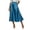 Blue, variant on Skirts for Women High Waist Satin A-Line Midi Skirt, Elegant Solid Silk-Like Flowy Skirt with Pockets, for Work, Wedding Guest & Daily WearCoffee,M