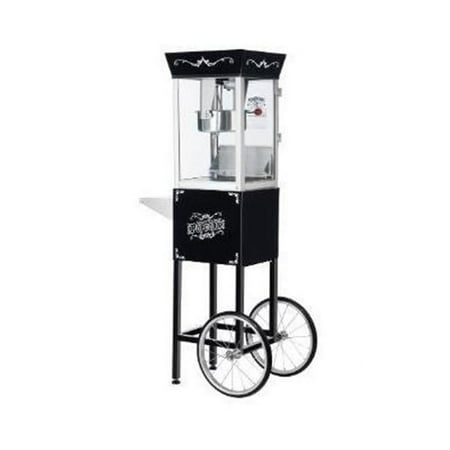 Great Northern 6084 Black Matinee Movie Eight Ounce Bar Style Antique Popcorn Machine