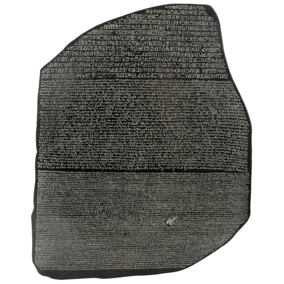 Rosetta Stone Wall Plaque, 14 Inches
