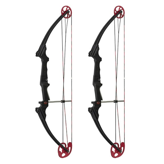 Genesis Archery Compound Bow w/Adjustable Sizing, Left-Handed (2 Pack)