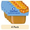 (4 pack) Gerber 1st Foods Natural for Baby Baby Food, Butternut Squash, 2 oz Tubs (2 Pack)