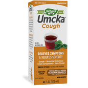 Nature's Way Umcka Cough Syrup, Bronchial Irritation, Sore Throat, Soothing, 4 Fl Oz.