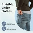 thumbnail image 3 of Because Maximum Absorbency Incontinence Underwear for Men, S/M, Grey, 80 Count, 3 of 6