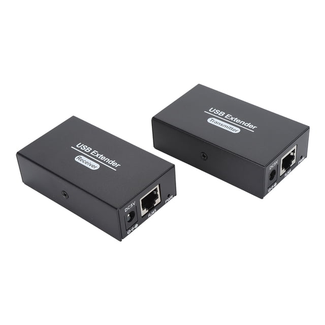 USB 2.0 Extender Up to 120m Over Cat5e/6/7, 4 USB 2.0 Ports, USB Over Ethernet Extender RJ45, for , for OS X, for , for Linux, USB Extender