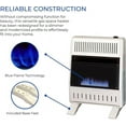 thumbnail image 6 of Procom Heating Liquid Propane Vent Less Blue Flame Heater with Base Feet -20,000BTU T-Stat Control, Model-ML200TBA-B, 6 of 7