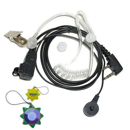 85g Tube (HQRP 2 Pin Acoustic Tube Earpiece Headset Mic for Kenwood NX420, NX240v, NX340u, NX320, NX220 + HQRP UV)