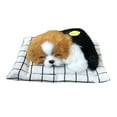 thumbnail image 2 of Walbest Mini Simulation Lovely Sleeping Dog Plush Doll Sound Mat Home Office Car Cashboard Ornament Decor, Kids Stuffed Toy with Sound Adorable Sleeping Puppy for Decoration and Gift, 2 of 7