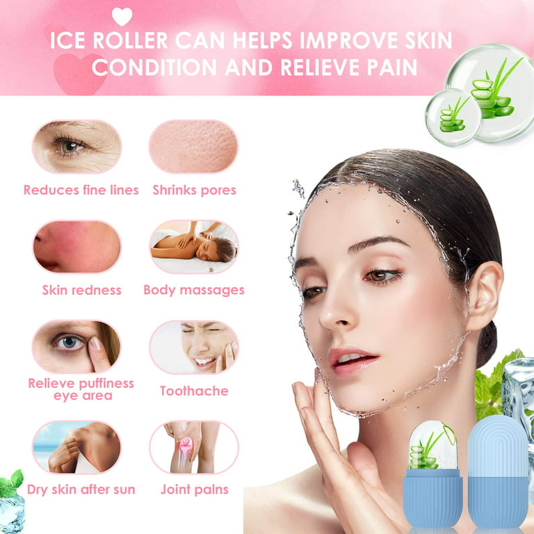 Silicone Ice Cube Tray Mold Face Beauty Lifting Ice Face Tool