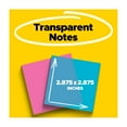 thumbnail image 2 of Post-it Transparent Notes, Pink, Blue, 2 7/8 x 2 7/8 in, 2 Pads, 2 of 11