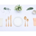 thumbnail image 6 of Unique Bargains Stainless Steel Flatware Set Mirror Polished Rose Gold 30 Pcs, 6 of 6