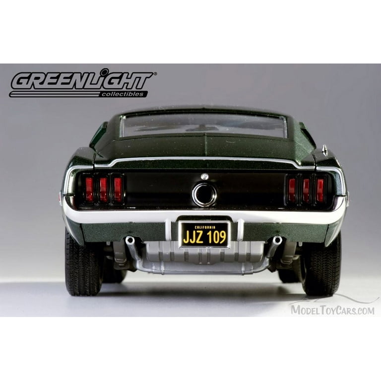 Steve McQueen Bullitt 1968 Ford Mustang GT, Green - Greenlight 12822 - 1/18  Scale Diecast Replica