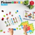 thumbnail image 4 of Rompecabezas magnéticos, cubos Picasso, 108 piezas, para niños y niñas mayores de 3 años, 4 of 9