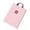 Pink, variant on Canvas Document Wallet Zippers Bag Folder for Storage Offices Home School Travel