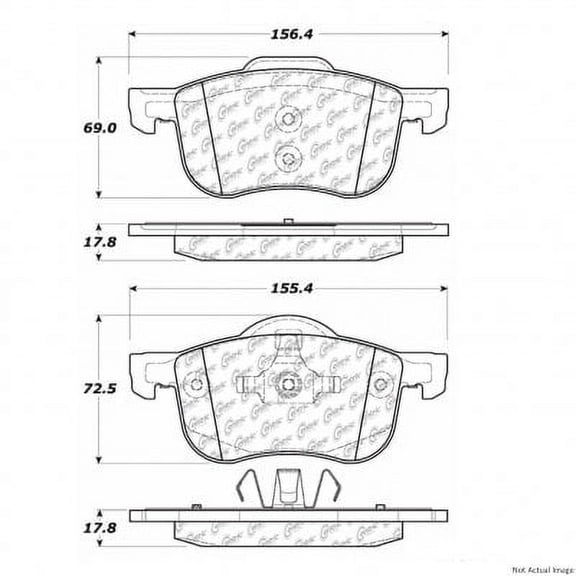 Centric Parts - Ceramic Pads