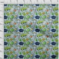 thumbnail image 4 of oneOone Viscose Jersey Medium Blue Fabric Kids Sewing Fabric By The Yard Printed Diy Clothing Sewing Supplies 60 Inch Wide, 4 of 4