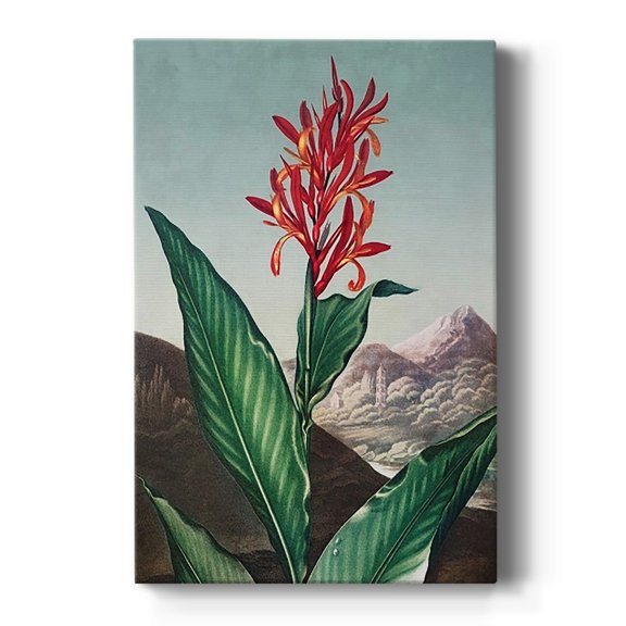 Temple of Flora I Premium Gallery Wrapped Canvas - Ready to Hang