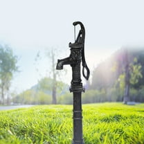 Antique Hand Water Pump Pitcher Pump Cast Iron Fit GardenYard Ponds  Raised Base