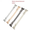 thumbnail image 3 of Pulsera para , para y para Watch de 40/41/42 mm, Elegante y con Diamantes, para Mujer y Niña, de Metal Dorado., 3 of 5