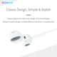 thumbnail image 5 of Audifonos clásicos HONOR AM33 (Edición USB-C) Audifonos con cable de media oreja Audio Abanopi Auriculares, 5 of 7