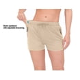 thumbnail image 5 of Little Donkey Andy Women's Breathable Running Shorts, 3 Inch Quick-Dry Workout Hiking Athletic Shorts with Air Hole & Liner Khaki Heather 2XL, 5 of 7