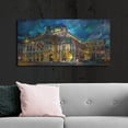 thumbnail image 6 of Luxe Metal Art 'Vienna Austria Opera House' by Pedro Gavidia, Metal Wall Art, 48"x24", 6 of 9