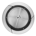 thumbnail image 3 of 8 Pcs Évent d'Échappement Rond Réglable en ABS Blanc pour Conduit d'Entrée 4 Pouces, 3 of 8
