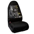 thumbnail image 2 of POLERO Front Seat Cover Machine Washable Microfiber, Compatible with Van Truck Seat, for Cars Trucks SUVs, Tiger Motivational Design, 2 of 7