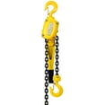 thumbnail image 2 of Lever Chain Hoist 3/4 Ton 1650LBS Capacity 10 FT Chain Come Along with Heavy Duty Hooks Ratchet Lever Chain Block Hoist Lift Puller for Warehouse Garages Construction Zones, Yellow, 2 of 8