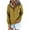 Yellow 5, variant on Womens Casual Hoodies Long Sleeve Drawstring Lightweight Hooded Sweatshirt Button Loose Pullover Tops with Pocket