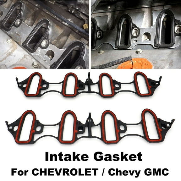 XUKEY 2X Car Intake Manifold Gasket Set 89017589 for Chevy GMC Hummer 4.8L 5.3L 6.0L