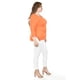 thumbnail image 2 of Blusa con detalles metalicos Roman Fashion /Tallas Extras, 276 (Naranja) naranja 38, 2 of 6