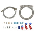 thumbnail image 5 of Maxpeedingrods T3 T4 T04E Universal Turbo Turbocharger+Wastegate+ Intercooler+BOV+ Oil Line Kit, 5 of 7